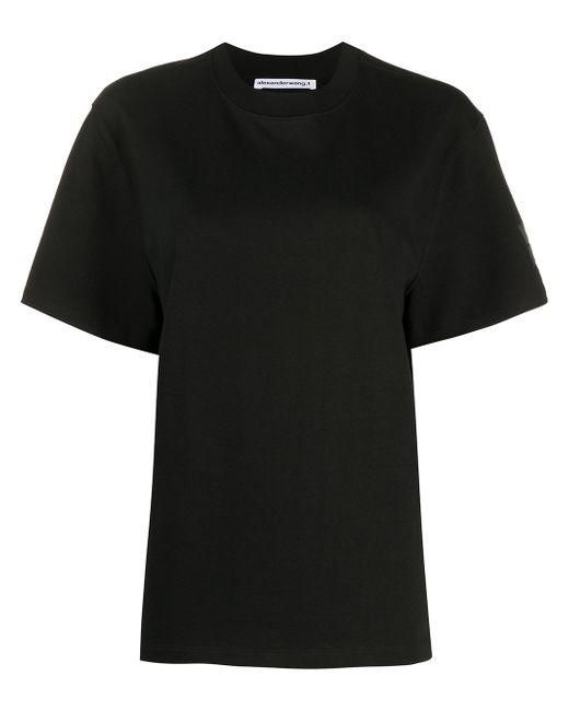 T by Alexander Wang raised logo relaxed-fit T-shirt