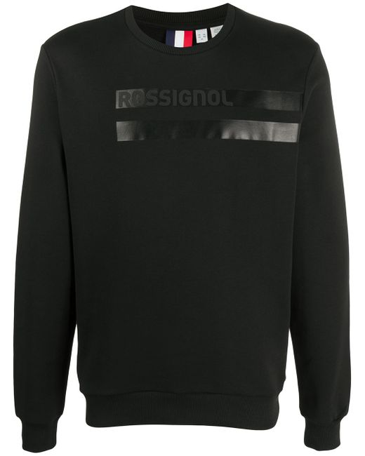 Rossignol stripe-logo crew neck sweatshirt