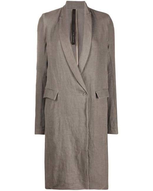 Poème Bohèmien shawl-lapel single-breasted coat