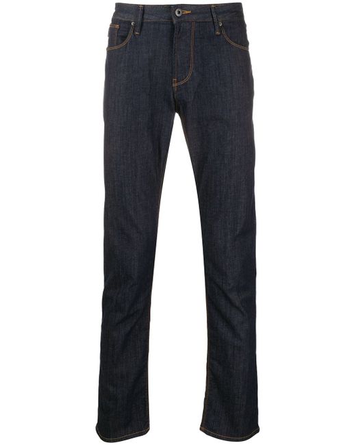 Emporio Armani high rise slim-fit jeans