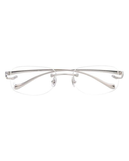 Cartier oval frame glasses