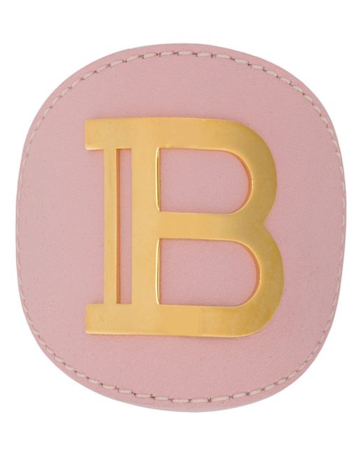 Balmain logo-plaque hair clip