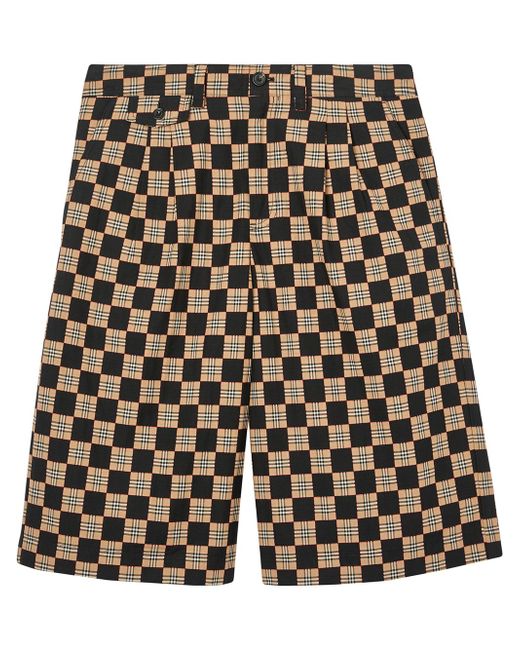 Burberry chequer jacquard tailored shorts