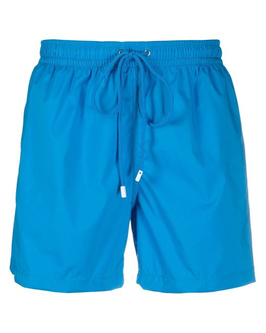 Fedeli logo patch swim shorts