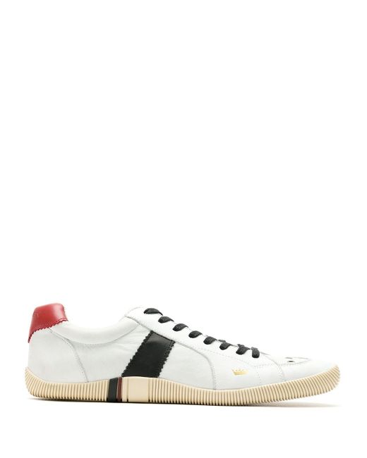 Osklen panelled leather sneakers