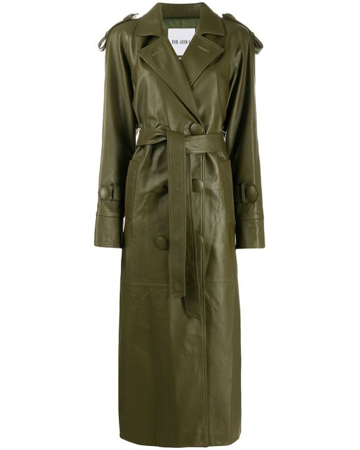Attico double-breasted trench coat