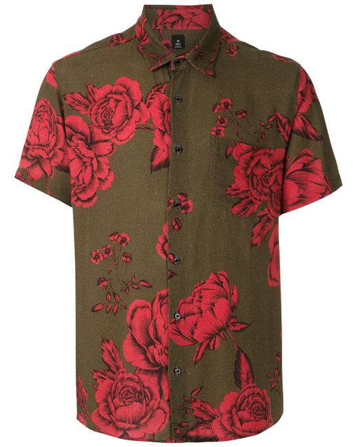 Osklen rose print shirt