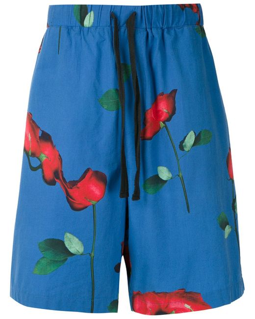 Osklen rose-print bermuda shorts