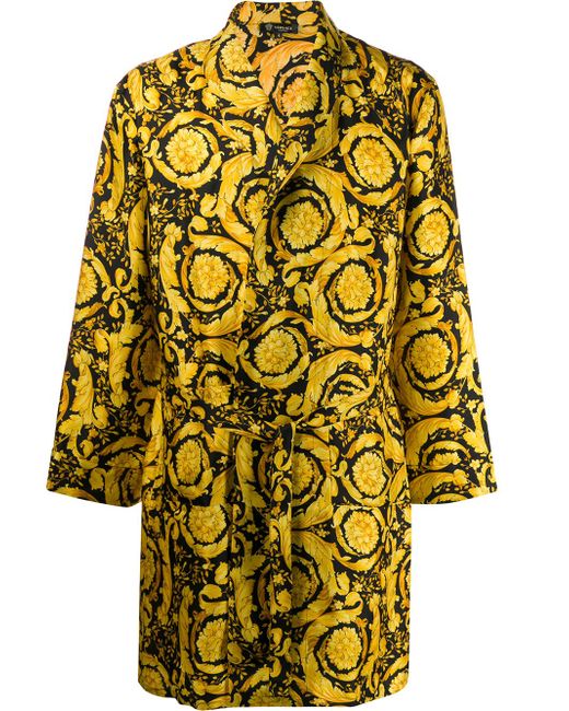 Versace Barocco print dressing gown