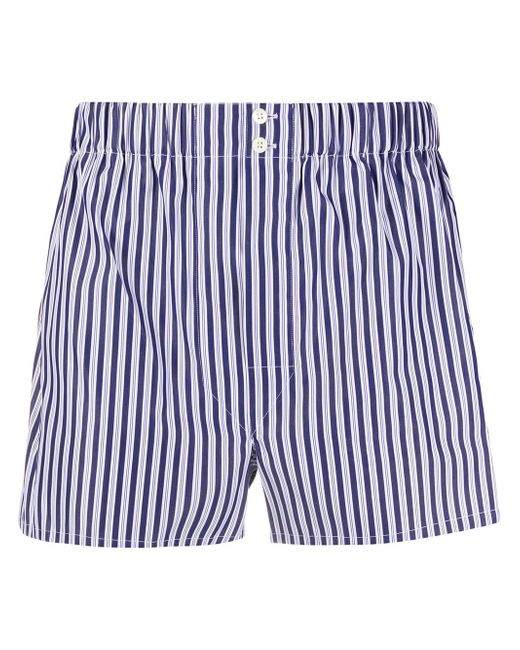 Brioni striped print shorts