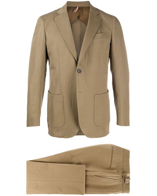 Dell'oglio single breasted notched lapels suit