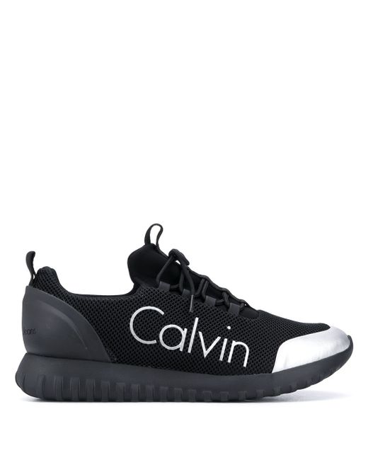 Calvin Klein logo-print low-top sneakers
