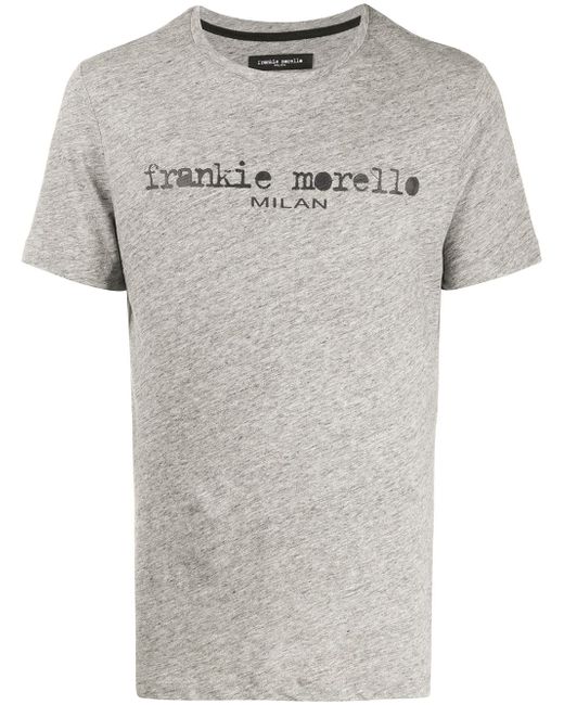 Frankie Morello crew neck printed logo T-shirt