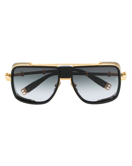 Balmain gradient tinted oversized sunglasses