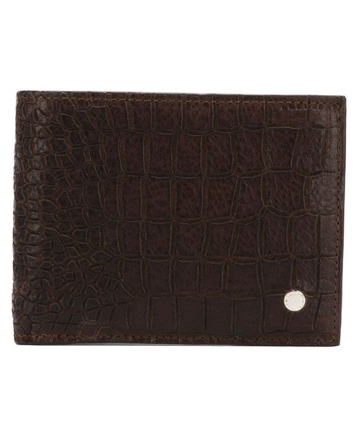 Orciani croc embossed wallet