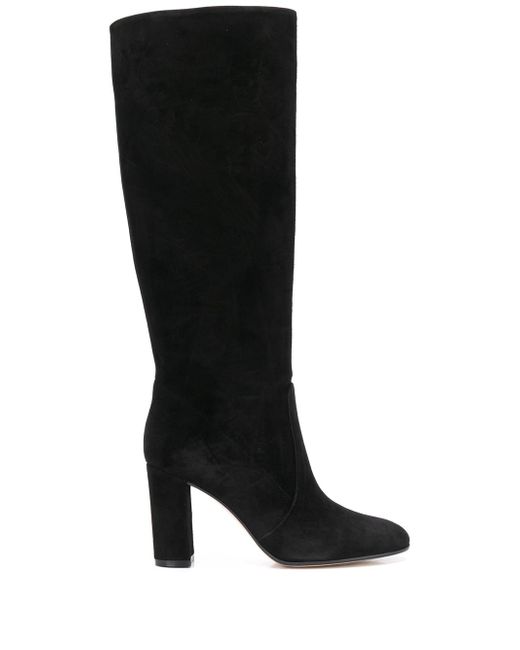 Gianvito Rossi suede knee-high boots