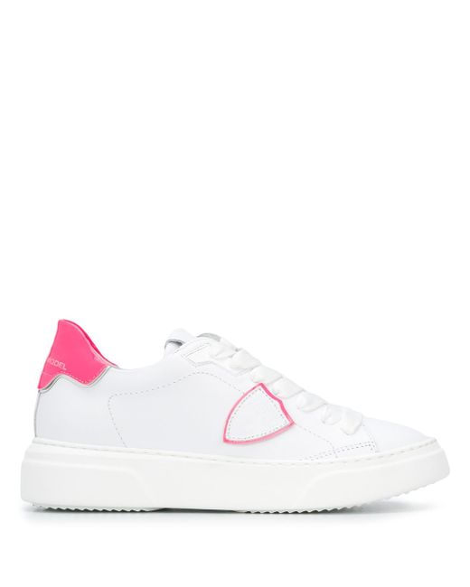 Philippe Model two tone low top sneakers