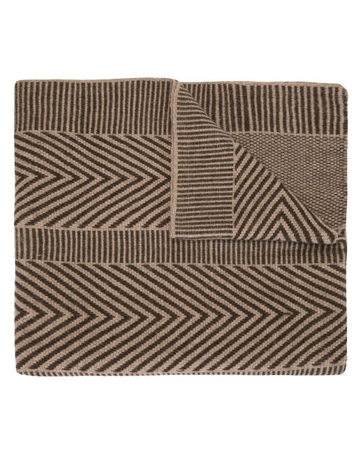 Voz striped chevron shawl scarf