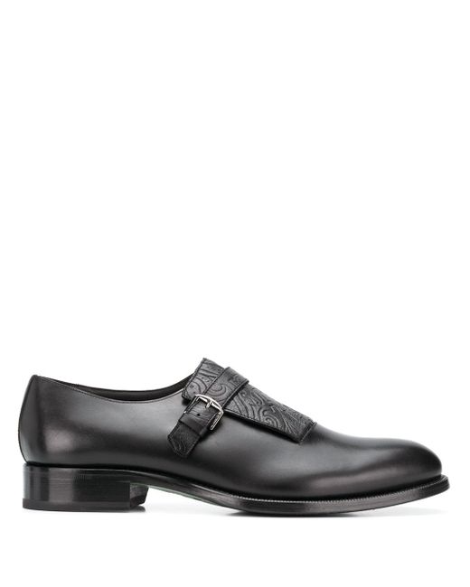 Etro glossed monk shoes