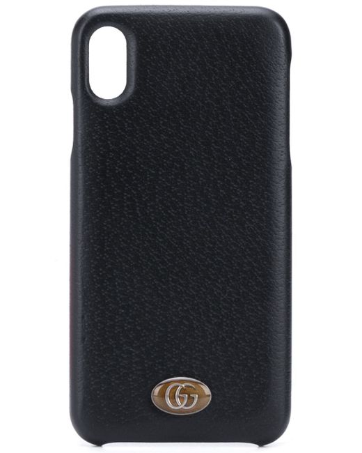 Gucci logo-plaque iPhone XS Max case