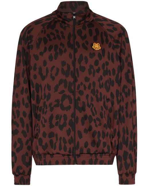 Kenzo leopard print track jacket