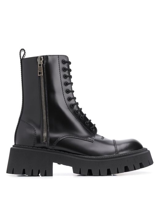 Balenciaga Tractor 20 mm lace-up boots