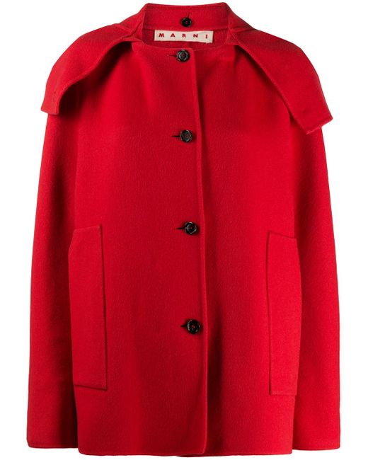 Marni short buttoned coat