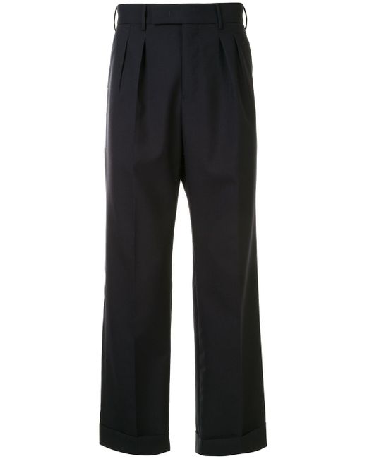 Pt01 tailored pleated trousers