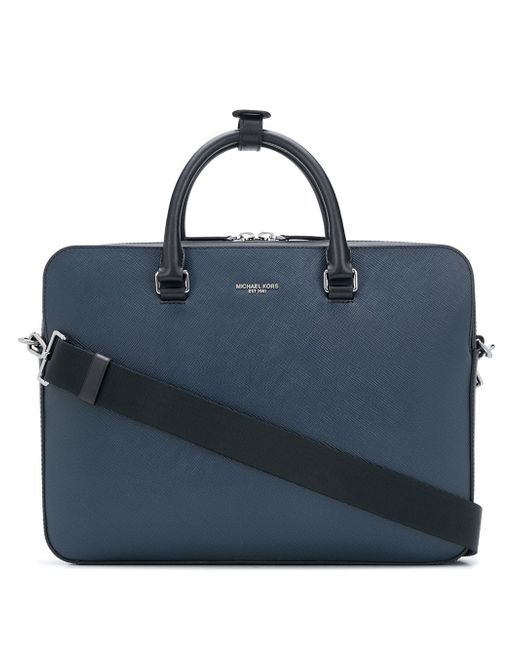Michael Kors Collection top zip briefcase