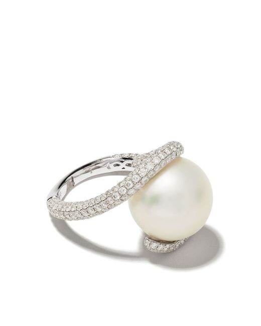 Yoko London 18kt gold Mayfair South Sea pearl and diamond