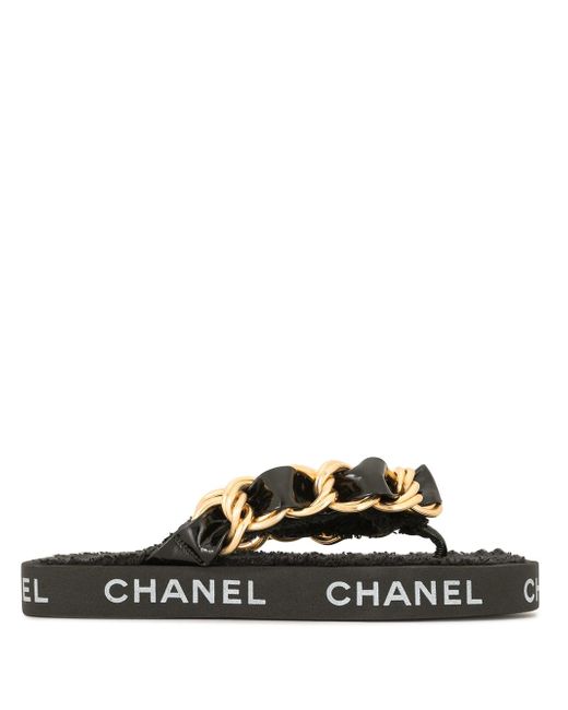 Chanel Pre-Owned 1993 chain strap sandals