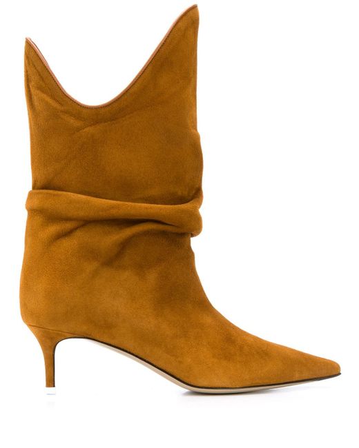 Attico pointed slouched boots