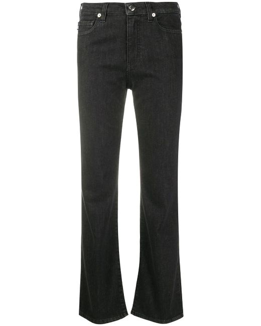 Love Moschino cropped flared jeans