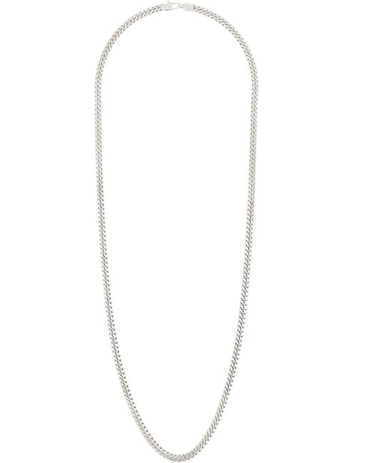 Tom Wood sterling long curb chain necklace
