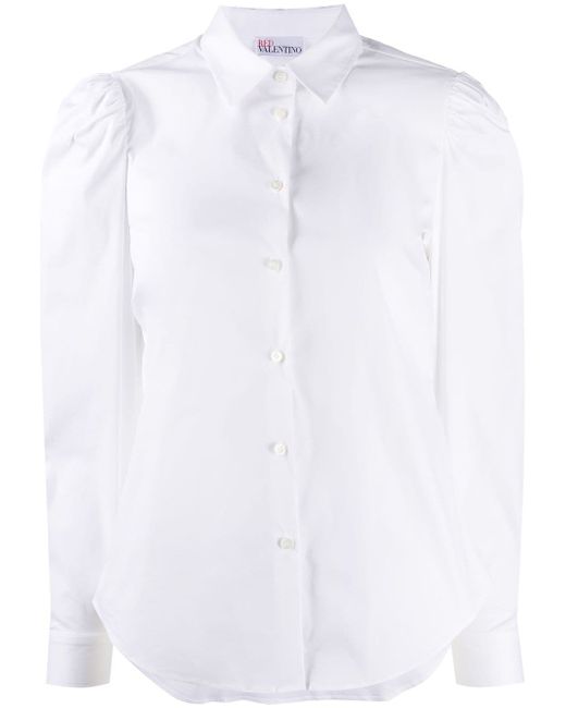RED Valentino long sleeve button-up shirt
