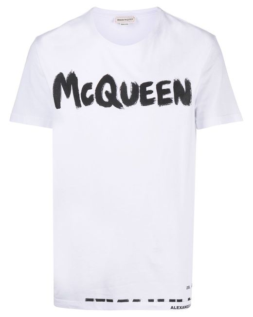 Alexander McQueen logo print T-shirt