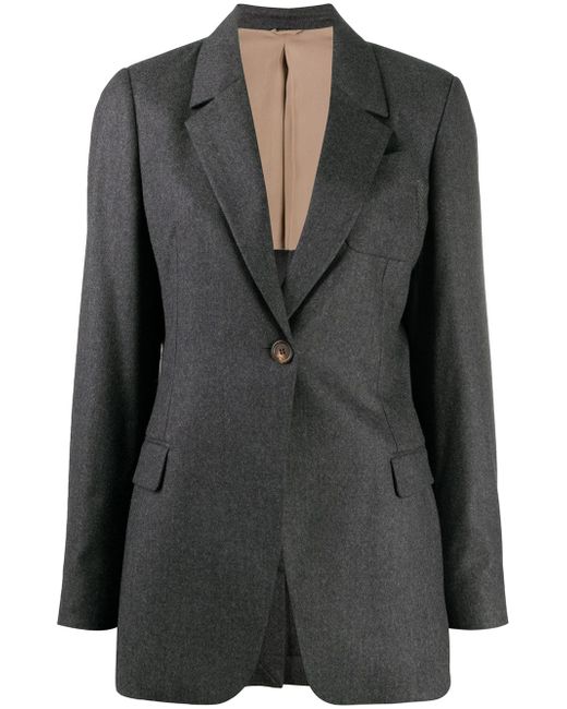 Brunello Cucinelli single-button jacket