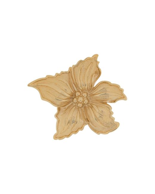 Christian Dior 1980s pre-owned flower brooch
