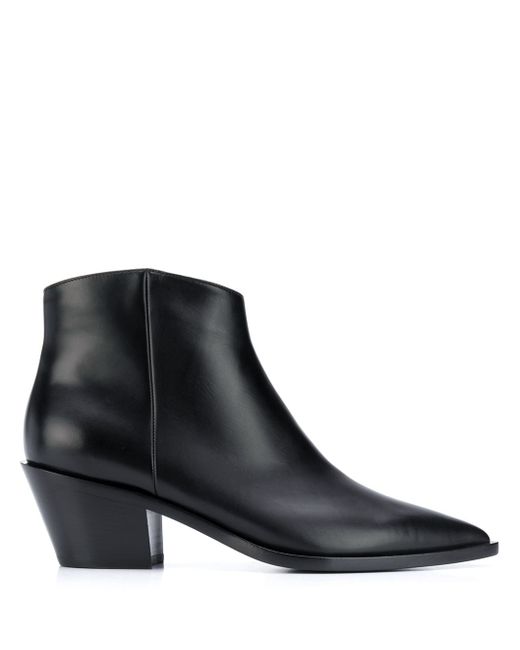 Gianvito Rossi pointed tip ankle boots