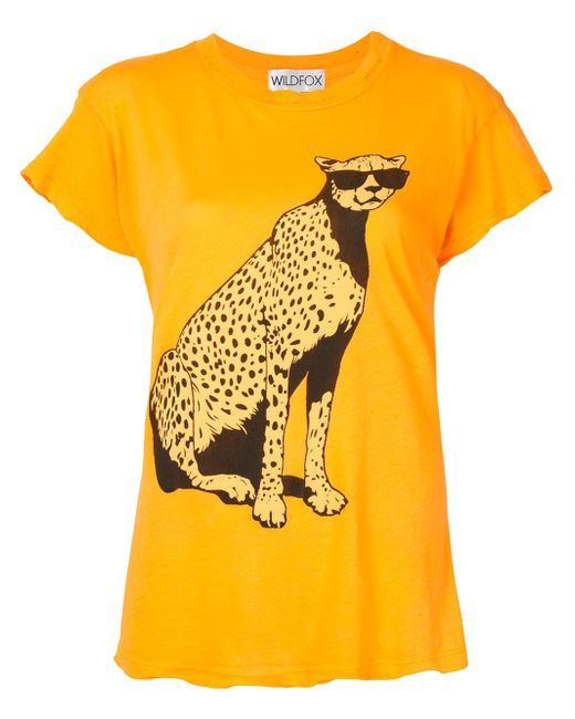 Wildfox leopard print T-shirt