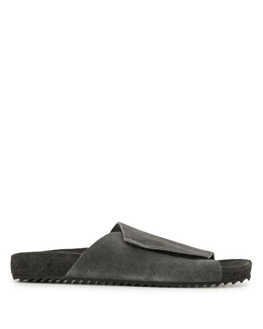 James Perse wrap-front suede sandals