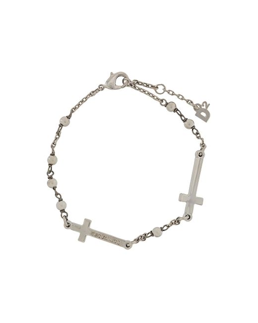 Dsquared2 cross logo bracelet