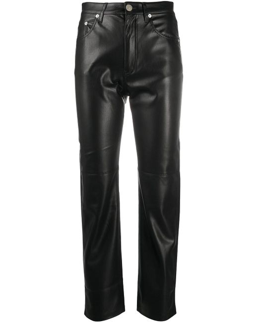 Nanushka faux-leather trousers