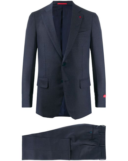 Isaia single-breasted wool suit