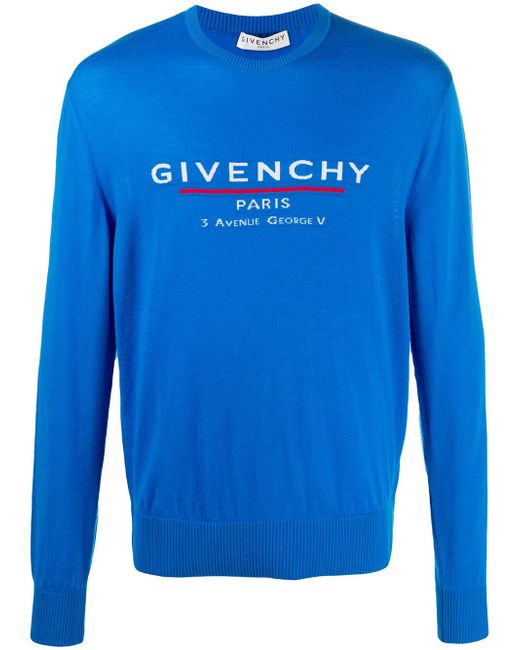 Givenchy logo-intarsia jumper