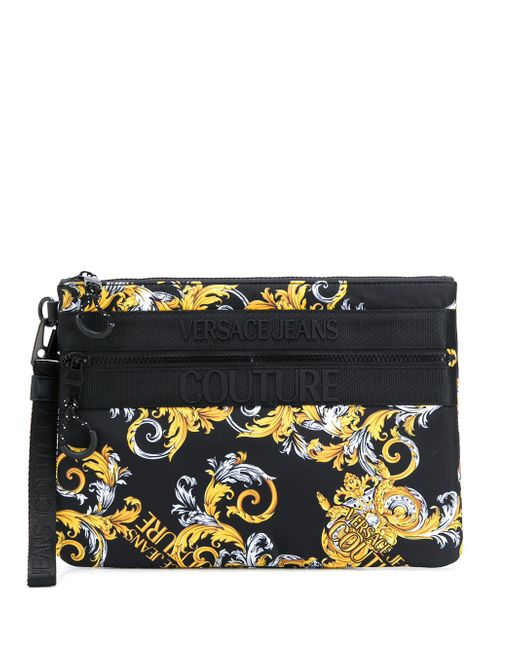 Versace Jeans Couture Barocco-print clutch