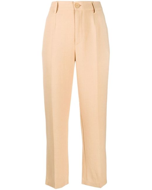 Forte-Forte high waisted straight leg trousers
