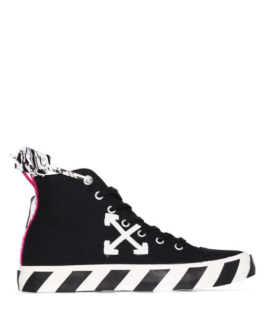 Off-White arrows mid top sneakers