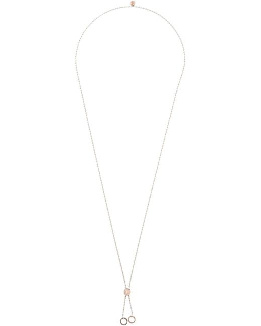 Dodo 9kt rose gold and Bollicine necklace