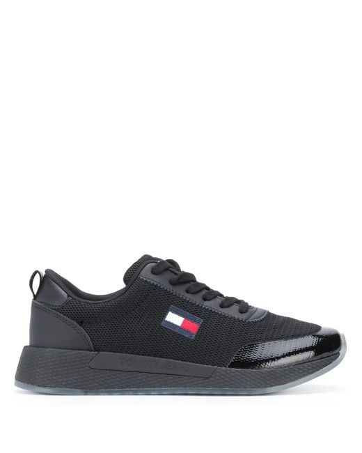 Tommy Jeans Flag patch low-top sneakers